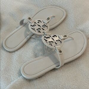 Tory Burch White Sandals